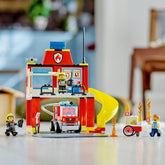 LEGO City Fire Station and Fire Engine Building Kit For Ages 4+